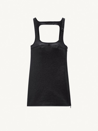 Buy Le Bourgeois black cut out net yoke full sleeve top for women
