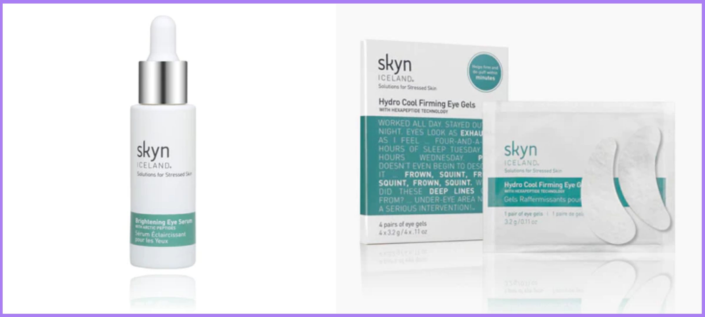 Introducing Skyn Iceland's Hydro Cool Firming Eye Gels, the ultimate