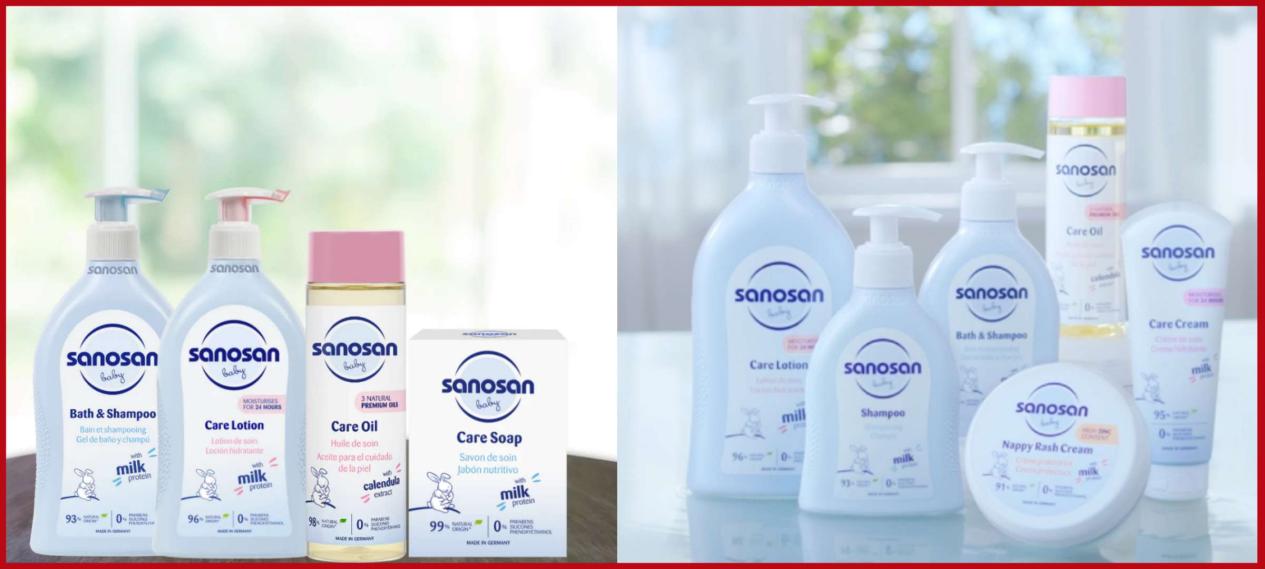 Sanosan: Pure and Natural, Nurturing Every Inch of Your Baby's Skin ...